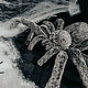 The spider is soft on the frame, Stuffed Toys, Istra,  Фото №1