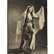 Винтаж handmade. Livemaster - original item Tatar Girl Fashion Costume Vintage Postcard Photo. Handmade.