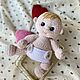 Вязаная игрушка кукла малыш пупс вязаный малыш амигуруми. Амигуруми куклы и игрушки. Рыжий кот (магазин вязаных идей). Ярмарка Мастеров.  Фото №7