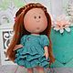 Платье с оборками для Little Mia Nines D`Onil. Одежда для кукол. Тамара и Анастасия (Вязаные игрушки). Ярмарка Мастеров.  Фото №4