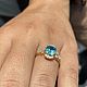 Заказать Кольцо с голубым цирконом из Камбоджи. Jewelry and Gems. Ярмарка Мастеров. . Кольца Фото №3