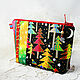 Cosmetic bag with red zipper Christmas trees, Beauticians, St. Petersburg,  Фото №1