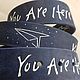 Order YOU ARE HERE strap leather. ZERGY. Livemaster. . Straps Фото №3