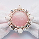 Barrette bow pink quartz, Hair Decoration, St. Petersburg,  Фото №1