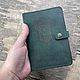 Заказать Slytherin Слизерин Обложка из кожи для автодокументов стс паспорта. Iron Arm Leatherworks (Екатерина). Ярмарка Мастеров. . Обложка на паспорт Фото №3