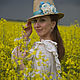 Шляпа федора соломенная. Шляпы. NovozhilovaHats. Ярмарка Мастеров.  Фото №6