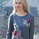 Women's sports costume 'Playful may' with hand embroidery!, Cardigans, Vinnitsa,  Фото №1