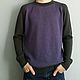 Джемпер подростковый двухцветный 100 % меринос. Костюмы. Вера / Kirshvery_knit (kirshvery) (kirshvery). Ярмарка Мастеров.  Фото №4