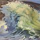 Seascape painting Wave gift for Navy Day. Pictures. paintmart (oikos). My Livemaster. Фото №5