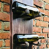 Для дома и интерьера handmade. Livemaster - original item Stand for wine bottles in the loft. Handmade.
