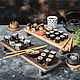 Set of boards for serving sushi and snacks' Aria ' made of oak, Dish, Moscow,  Фото №1