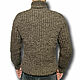 Sweater 100% wool. Mens sweaters. Sheep and goat skins. My Livemaster. Фото №5