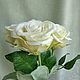 Заказать Роза белая из холодного фарфора. Цветочный образ. Ярмарка Мастеров. . Цветы Фото №3