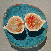 Картины и панно handmade. Livemaster - original item Guava painting (still life with fruit). Handmade.