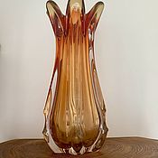 Винтаж handmade. Livemaster - original item Greenhouse. Vase by Josef Michael Hospodka.. Handmade.