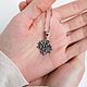 Кулон Гроздья рябины, серебро 925 пробы с чернением. Подвеска. Organic Jewelry. Серебро и золото. Ярмарка Мастеров.  Фото №4
