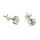 Earrings with Topaz in Silver, Silver Topaz stud earrings. Stud earrings. Irina Moro. My Livemaster. Фото №6