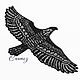 Order Eagle embroidered patch applique FSL stripe clothing lace. materials for creative Anna Sintez. Livemaster. . Applications Фото №3