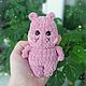 Плюшевый бегемот вязаная игрушка. Амигуруми куклы и игрушки. Little knit toys (littleknittoys). Интернет-магазин Ярмарка Мастеров.  Фото №2