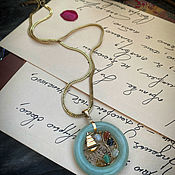 Винтаж handmade. Livemaster - original item Swim, my little ship, swim. Antique pendant on a chain.. Handmade.