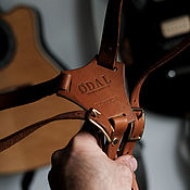Аксессуары handmade. Livemaster - original item Leather suspenders men`s brown. Handmade.