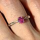 Кольцо с прекрасным сапфиром 0,7ct. Кольца. Леони. Интернет-магазин Ярмарка Мастеров.  Фото №2