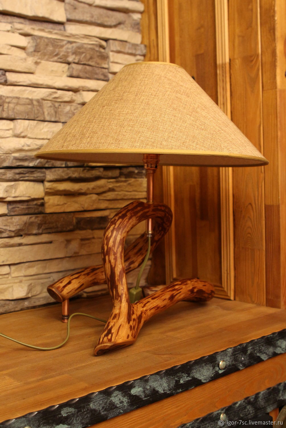 Настольная лампа Дельта – заказать на Ярмарке Мастеров – PWWHORU ...