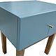Order Bedside table Remer blue. vasilevworkshop. Livemaster. . Pedestals Фото №3
