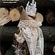 Королева сов. Совиное королевство. ДОБРУШКИ-добрые игрушки Наталии Куприяновой. Текстильная игрушка. 13 см.