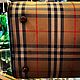 Винтаж: Винтажная сумка Burberry's Nova Check Canvas. Сумки винтажные. Chic bags. Ярмарка Мастеров.  Фото №6