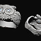 Ring: Cute Owl Ring. Rings. aleksandr5. My Livemaster. Фото №4