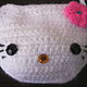 BOLSO PARA NIÑA Hello Kitty punto. Bags for children. Gala Devi (crochet design). Интернет-магазин Ярмарка Мастеров.  Фото №2