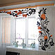 bordado de la franja para la cocina. Curtains1. the cozy house, curtains and textil (besvet). Интернет-магазин Ярмарка Мастеров.  Фото №2