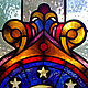 Витраж в технике Тиффани  "Солнце". Витражи. Витражи Тиффани в Туле (Tiffany-Lamp). Ярмарка Мастеров.  Фото №6