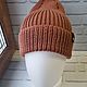 Шапка вязаная, женская. 100% меринос. Шапки. Knitted basket. Ярмарка Мастеров.  Фото №8
