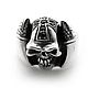 Кольцо из серебра Череп с крестом TJR40-04. Кольца. Blacksilver. Интернет-магазин Ярмарка Мастеров.  Фото №2