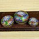 Винтаж: Коллекционные  ШКАТУЛОЧКИ Ручная работа КЛУАЗОНЕ Cloisonne Китай. Шкатулки винтажные. Чердак дяди Рико. Интернет-магазин Ярмарка Мастеров.  Фото №2