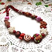 Работы для детей, handmade. Livemaster - original item Beads for girls 