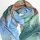 scarf felted Mint tenderness, Scarves, Barnaul,  Фото №1