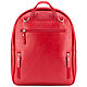 Leather backpack 'Stephania' (red). Backpacks. Russian leather Guild. My Livemaster. Фото №5