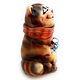 Ceramic figurine 'Cat with a cup'. Figurines. aboka. My Livemaster. Фото №4