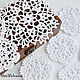 The openwork napkins set of 6-11cm. Scrapbooking Elements. Natalie crochet flowers. Online shopping on My Livemaster.  Фото №2