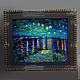 Мозаика (копия полотна Ван Гога "Звездная ночь над Роной").