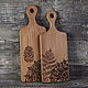 Cutting boards 'Forest stories' 2 pieces. Utensils. hellopoints. Online shopping on My Livemaster.  Фото №2