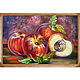 Painting still life peaches 'Sweet happiness'. Pictures. Art-terapiya Iriny Churinoj (irina-churina). Интернет-магазин Ярмарка Мастеров.  Фото №2
