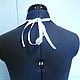 Removable collar universal white crepe. Collars. ERIO SHOP. Online shopping on My Livemaster.  Фото №2