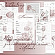 Страницы для блокнота рукодельницы "Цветы", Иллюстрации, Санкт-Петербург,  Фото №1