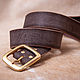 Genuine leather belt ' Stingray'. Straps. sunleaves (SunLeaves). Online shopping on My Livemaster.  Фото №2