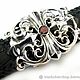 Пряжка серебряная Gothic Fantasy SNB28-06. Ремни. Blacksilver. Интернет-магазин Ярмарка Мастеров.  Фото №2