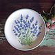 Order 'Blue lavender' decorative Plate in the style of Provence, country. botanica-m. Livemaster. . Plates Фото №3